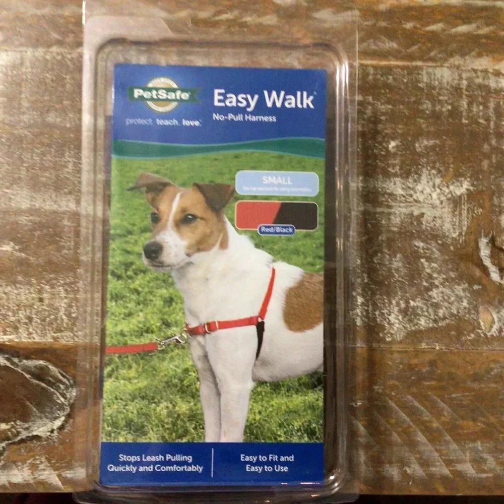 PetSafe EASY WALK No-Pull Dog Harness Small Pet Safe‎ Leash Red